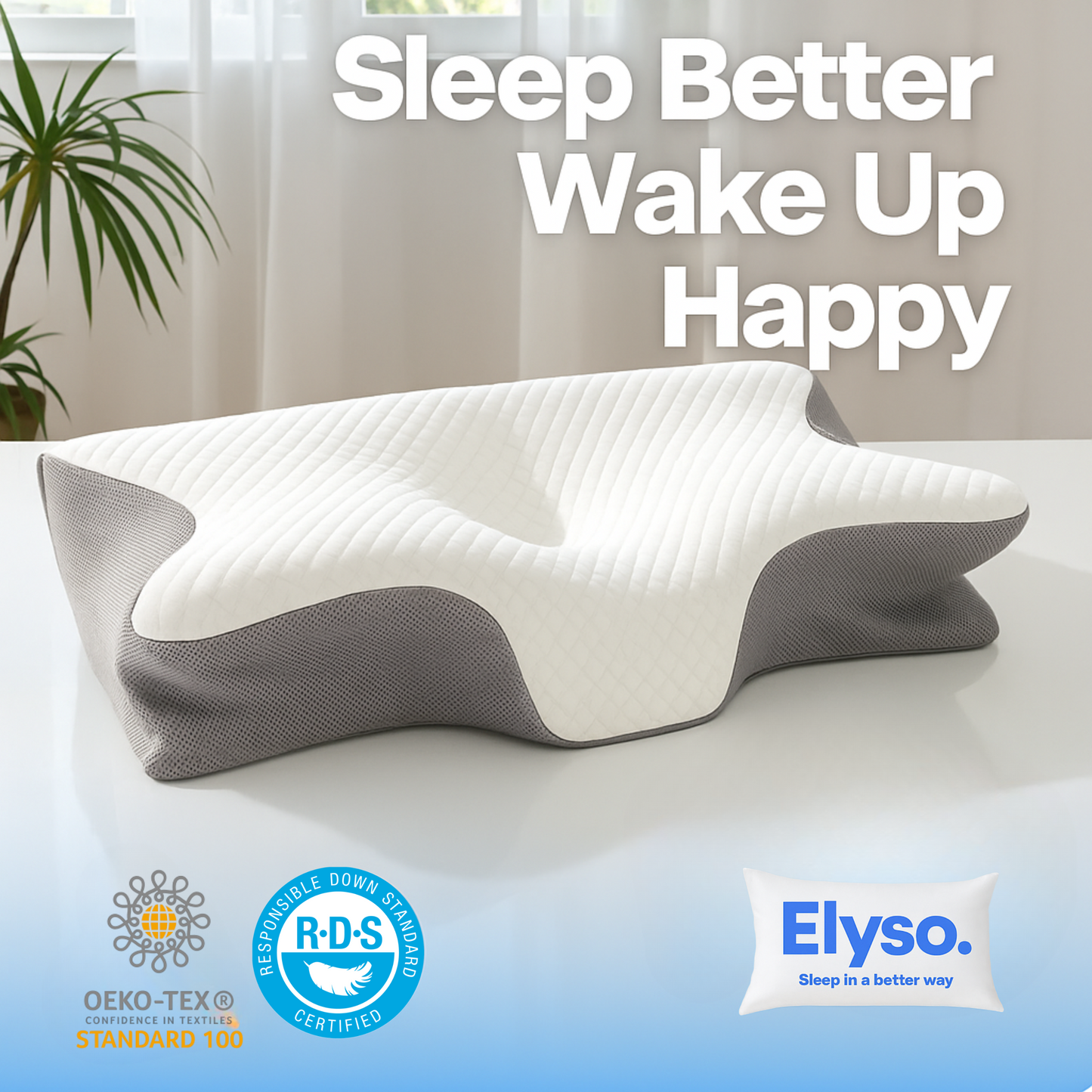 Elyso® Ergonomic Support Pillow