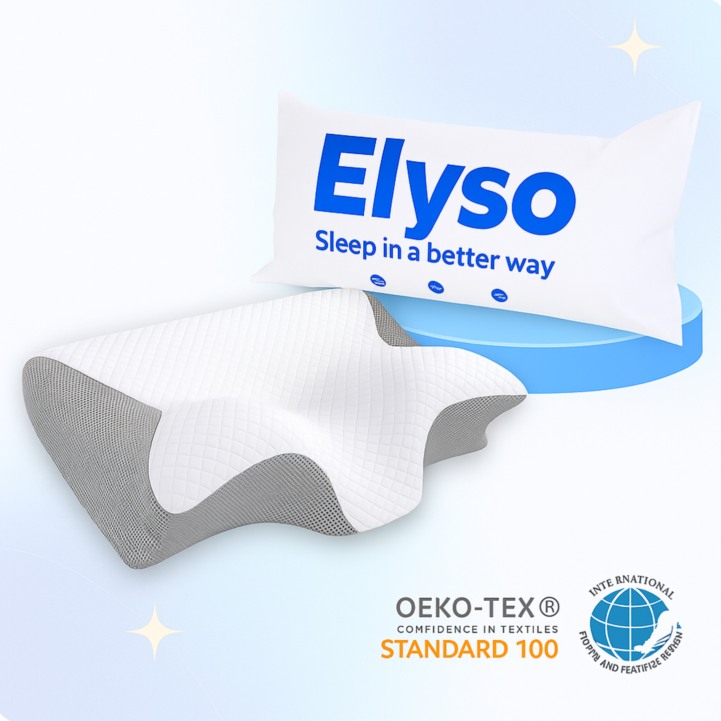 Elyso® Ergonomic Support Pillow
